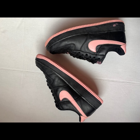Rare vintage leather Air Force one black and pink - Picture 2 of 8